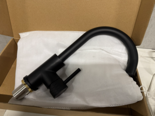 Wastafelmengkraan zwart WB